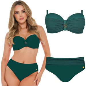 Strój kąpielowy dwuczęściowy push-up SELF 730 Alcudia 1 zielony 38D/M 70D Strój kąpielowy dwuczęściowy push-up SELF 730 Alcudia 1 zielony 38D/M 70D