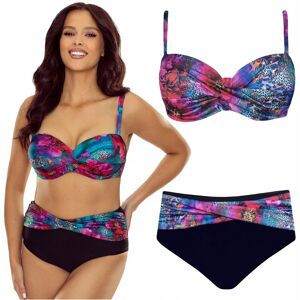 Strój kąpielowy dwuczęściowy push up wysoki stan GABBIANO Evita 018 36D 70D Strój kąpielowy dwuczęściowy push up wysoki stan GABBIANO Evita 018 36D 70D