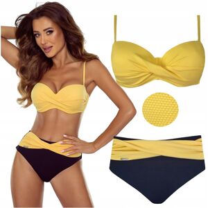 Strój kąpielowy dwuczęściowy push up wysoki stan GABBIANO Evita A11 38C 75C Strój kąpielowy dwuczęściowy push up wysoki stan GABBIANO Evita A11 38C 75C