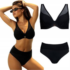 Strój kąpielowy dwuczęściowy wysoki stan SELF 940 V40 Fashion 46D/3XL 90D Strój kąpielowy dwuczęściowy wysoki stan SELF 940 V40 Fashion 46D/3XL 90D