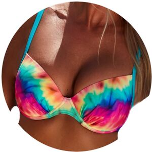 GAIA Strój kąpielowy góra biustonosz Push Up Esther 035 wielokolorowy 90B GAIA Strój kąpielowy góra biustonosz Push Up Esther 035 wielokolorowy 90B