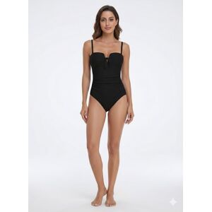 Inny producent Strój Kąpielowy Jednoczęściowy Modelujący Wyszczuplający Push Up XXL Czarny Inny producent Strój Kąpielowy Jednoczęściowy Modelujący Wyszczuplający Push Up XXL Czarny