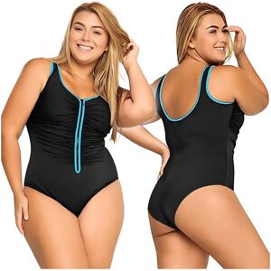 Zolta Strój Kąpielowy Plus Size, Jednoczęściowy, Czarny, Rozmiar XL Zolta Strój Kąpielowy Plus Size, Jednoczęściowy, Czarny, Rozmiar XL
