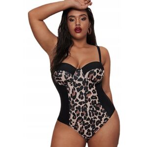 Inny producent Strój Kąpielowy Plus Size Usztywniany Panterka Xl Inny producent Strój Kąpielowy Plus Size Usztywniany Panterka Xl