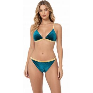 100% TURKUSOWY DAMSKI STRÓJ KĄPIELOWY DWUCZĘŚCIOWY ZŁOTE WYKOŃCZENIE BIKINI M 100% TURKUSOWY DAMSKI STRÓJ KĄPIELOWY DWUCZĘŚCIOWY ZŁOTE WYKOŃCZENIE BIKINI M