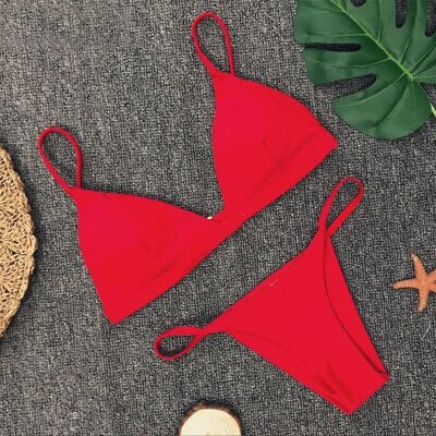 Inny producent Bikini Brazylijskie Dwuczęściowy Strój Kąpielowy STRINGI - M Inny producent Bikini Brazylijskie Dwuczęściowy Strój Kąpielowy STRINGI - M