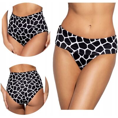 Inny producent Dół od bikini majtki kąpielowe z wysokim stanem czarny L Verde Veronica Inny producent Dół od bikini majtki kąpielowe z wysokim stanem czarny L Verde Veronica