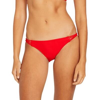Volcom S Czerwone Bikini Spodnie - Bikini Bottom Volcom S Czerwone Bikini Spodnie - Bikini Bottom