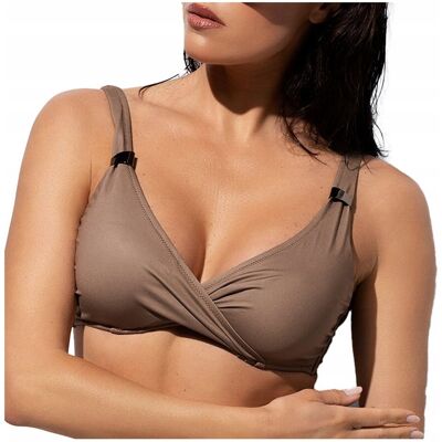 Inny producent Góra od bikini biustonosz stroju kąpielowego bez fiszbin 95C Verde Veronica Inny producent Góra od bikini biustonosz stroju kąpielowego bez fiszbin 95C Verde Veronica