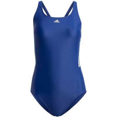 Kostium kąpielowy damski adidas Mid 3-Stripes niebieski IT6292 38 Kostium kąpielowy damski adidas Mid 3-Stripes niebieski IT6292 38