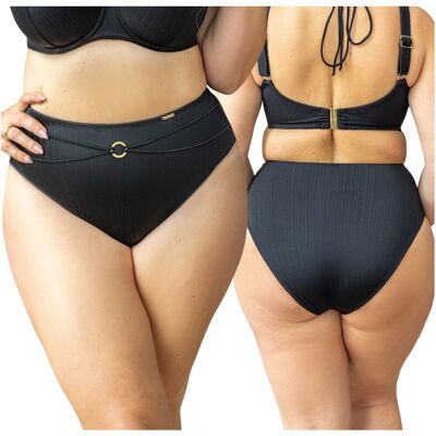 Kris Line Majtki kąpielowe wysoki stan maxi KRISLINE BORABORA High Waist czarne XXL Kris Line Majtki kąpielowe wysoki stan maxi KRISLINE BORABORA High Waist czarne XXL