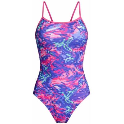 Nike JEDNOCZĘŚCIOWY STRÓJ KĄPIELOWY KOLOROWY PRINT SPORTOWY 46 I3A Nike JEDNOCZĘŚCIOWY STRÓJ KĄPIELOWY KOLOROWY PRINT SPORTOWY 46 I3A