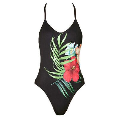 Inny producent Strój kąpielowy damskie sundek Hamoa Swimsuit 004 Black W281KSL36SW czarny Inny producent Strój kąpielowy damskie sundek Hamoa Swimsuit 004 Black W281KSL36SW czarny