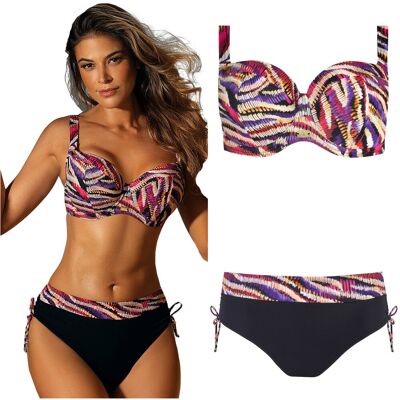 Strój kąpielowy dwuczęściowy wysoki stan SELF 995 Cappadocia 3 46E/3XL 90E Strój kąpielowy dwuczęściowy wysoki stan SELF 995 Cappadocia 3 46E/3XL 90E