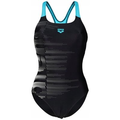 Strój kąpielowy jednoczęściowy Arena Swim Pro Back czarny rozmiar 38 Strój kąpielowy jednoczęściowy Arena Swim Pro Back czarny rozmiar 38