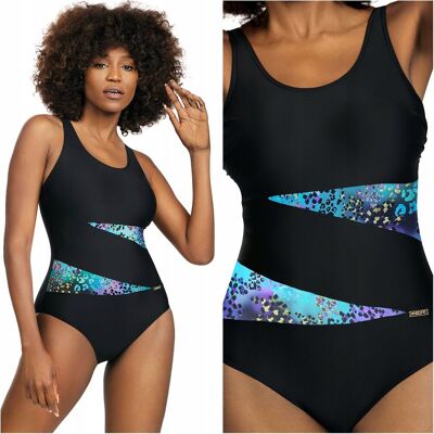 Strój kąpielowy jednoczęściowy na basen SELF S36W-19g Fashion Sport M 38 Strój kąpielowy jednoczęściowy na basen SELF S36W-19g Fashion Sport M 38