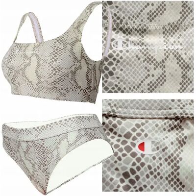 Champion Strój Kąpielowy Dwuczęściowy Szary Bikini Top Rozmiar Xl Champion Strój Kąpielowy Dwuczęściowy Szary Bikini Top Rozmiar Xl