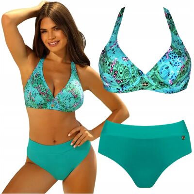 Strój Kąpielowy Dwuczęściowy Wysoki Stan Self 115 Br10 Bora Bora 42c Xl 80c Strój Kąpielowy Dwuczęściowy Wysoki Stan Self 115 Br10 Bora Bora 42c Xl 80c