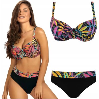 Strój Kąpielowy Dwuczęściowy Wysoki Stan Self 940 Pa3 Palermo 38c/m 70c Strój Kąpielowy Dwuczęściowy Wysoki Stan Self 940 Pa3 Palermo 38c/m 70c