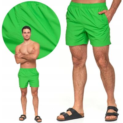 Kąpielówki Męskie Szorty Do Pływania Z Kieszeniami Z Wiązaniem Moraj 5Xl Green Kąpielówki Męskie Szorty Do Pływania Z Kieszeniami Z Wiązaniem Moraj 5Xl Green