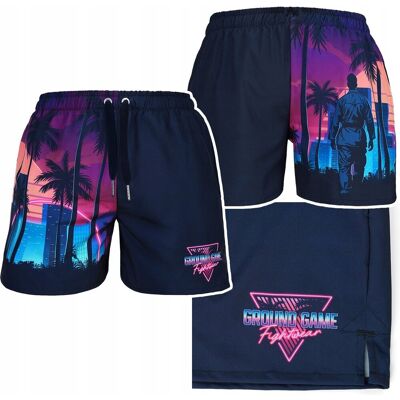 Kąpielówki Plażowe Męskie Ground Game Wave Granatowe R. Xl Kąpielówki Plażowe Męskie Ground Game Wave Granatowe R. Xl