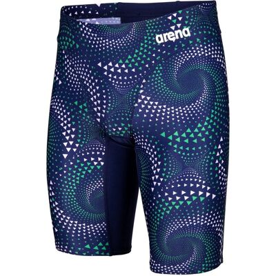 Inny producent Męskie bokserki kąpielowe Arena Fireflow Swim Jammer, rozmiar 80, granatowo-zielone Inny producent Męskie bokserki kąpielowe Arena Fireflow Swim Jammer, rozmiar 80, granatowo-zielone