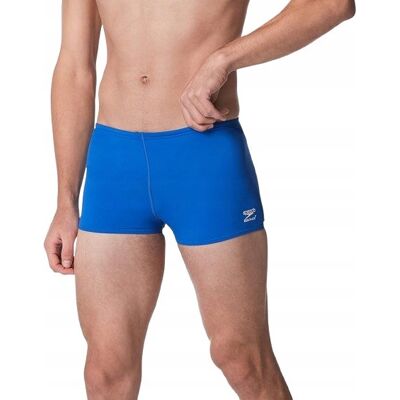 SPEEDO KĄPIELOWE BOKSERKI NIEBIESKIE GŁADKIE SZYBKOSCHNĄCE S J5A SPEEDO KĄPIELOWE BOKSERKI NIEBIESKIE GŁADKIE SZYBKOSCHNĄCE S J5A