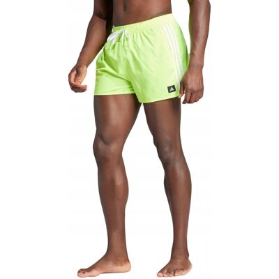 Spodenki kąpielowe męskie adidas 3-Stripes CLX Swim Shorts zielone IS2054 S Spodenki kąpielowe męskie adidas 3-Stripes CLX Swim Shorts zielone IS2054 S