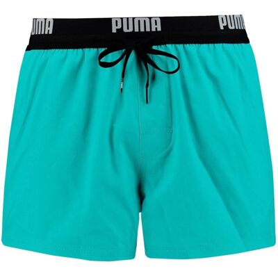 Spodenki Kąpielowe Męskie Puma Logo Short Lenght Miętowe 907659 08-2xl Spodenki Kąpielowe Męskie Puma Logo Short Lenght Miętowe 907659 08-2xl