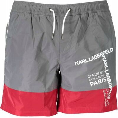 Spodenki Kąpielowe Męskie Szorty Karl Lagerfeld Kl20mbm02 Szary Xxl Basen Spodenki Kąpielowe Męskie Szorty Karl Lagerfeld Kl20mbm02 Szary Xxl Basen