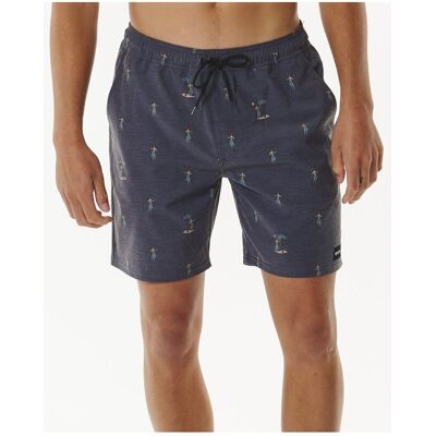 Szorty kąpielowe męskie RIP CURL Hula Breach Volley czarne S Szorty kąpielowe męskie RIP CURL Hula Breach Volley czarne S