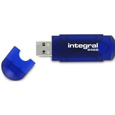 Pendrive Integral Evo Infd64gbevobl, 64 Gb, Usb 2.0 Pendrive Integral Evo Infd64gbevobl, 64 Gb, Usb 2.0