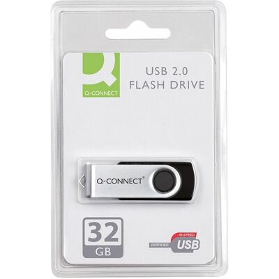 Pendrive Usb 2.0 Q-Connect 32Gb Pendrive Usb 2.0 Q-Connect 32Gb