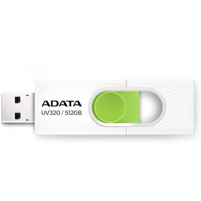 Adata Pendrive Uv320 512gb Usb3.2 Biało-Zielony Adata Pendrive Uv320 512gb Usb3.2 Biało-Zielony