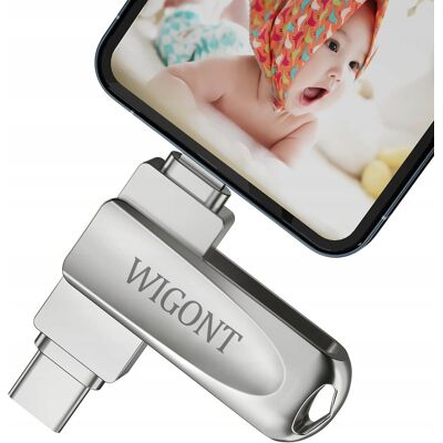Inny producent Pendrive WIGONt OTG USB Flash Drive 128Gb 128 GB Lightning, USB 3.0, USB Inny producent Pendrive WIGONt OTG USB Flash Drive 128Gb 128 GB Lightning, USB 3.0, USB