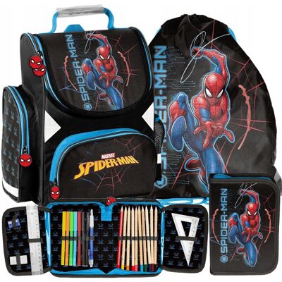 Paso 3w1 Spiderman Spider Man Tornister Szkolny Piórnik Worek Paso 3w1 Spiderman Spider Man Tornister Szkolny Piórnik Worek