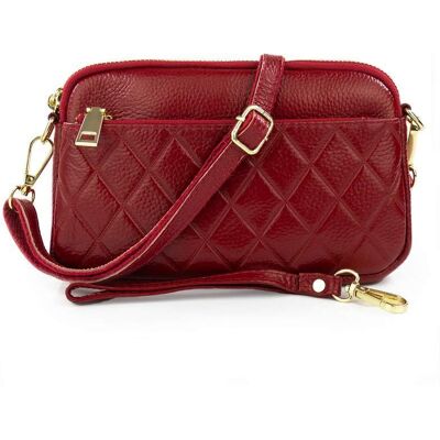 Alessio TOREBKA Damska CROSSBODY pikowana QUILTED SKÓRA NATURALNA Alessio TOREBKA Damska CROSSBODY pikowana QUILTED SKÓRA NATURALNA