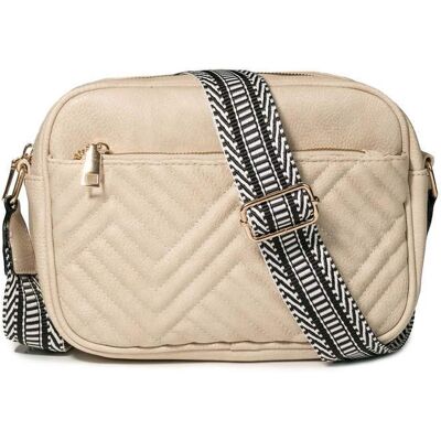 Alessio TOREBKA Damska PIKOWANA CROSSBODY na ramię PASEK QUILTED Alessio TOREBKA Damska PIKOWANA CROSSBODY na ramię PASEK QUILTED