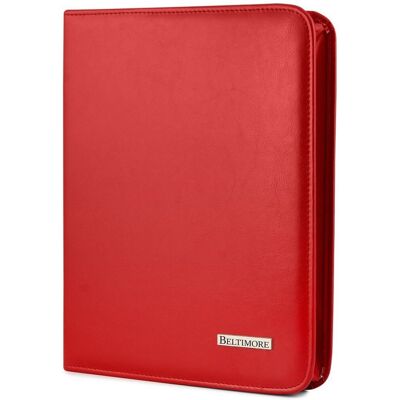 Beltimore czerwony męski biwuar aktówka teczka organizer dla handlowca I56 czerwony Beltimore czerwony męski biwuar aktówka teczka organizer dla handlowca I56 czerwony