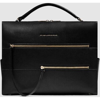Cartella 14' Donna Piquadro Ca6774w140-N Nero Cartella 14' Donna Piquadro Ca6774w140-N Nero