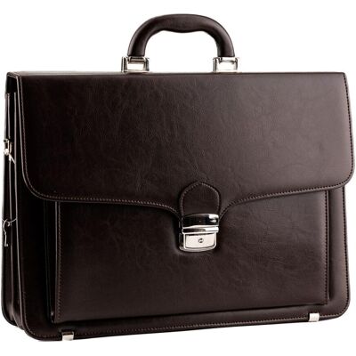 Elegancka teczka damska Tizano T07 czekolada Elegancka teczka damska Tizano T07 czekolada