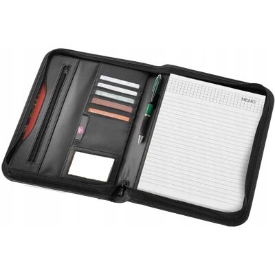 Inny producent Elegancki Biwuar Aktówka Teczka Biznesowa Multi Organizer A4 Czarna Inny producent Elegancki Biwuar Aktówka Teczka Biznesowa Multi Organizer A4 Czarna