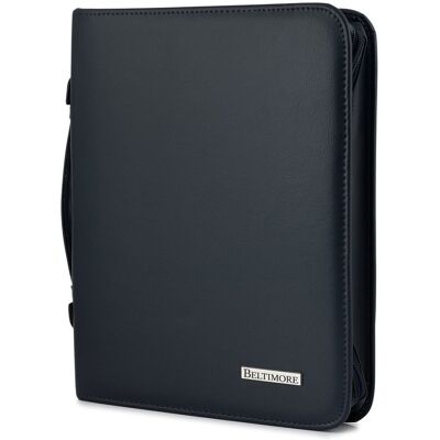 Granatowy Beltimore luksusowy męski biwuar aktówka teczka organizer dla handlowca I57 granatowy Granatowy Beltimore luksusowy męski biwuar aktówka teczka organizer dla handlowca I57 granatowy