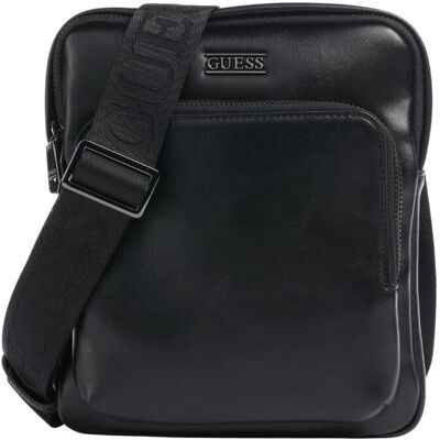Guess Czarna saszetka męska Boston Crossbody Flat Guess Czarna saszetka męska Boston Crossbody Flat