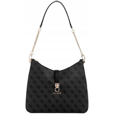 Guess Torba Damska Duża Elegancka torebka na ramię Logo Wzór Szara Guess Torba Damska Duża Elegancka torebka na ramię Logo Wzór Szara