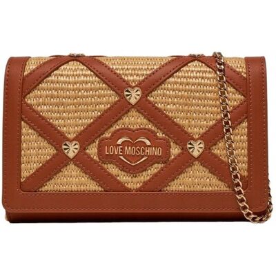 Inny producent LOVE MOSCHINO KOPERTÓWKA BRĄZOWA Z ŁAŃCUSZKIEM 15x22x6 O_A Inny producent LOVE MOSCHINO KOPERTÓWKA BRĄZOWA Z ŁAŃCUSZKIEM 15x22x6 O_A