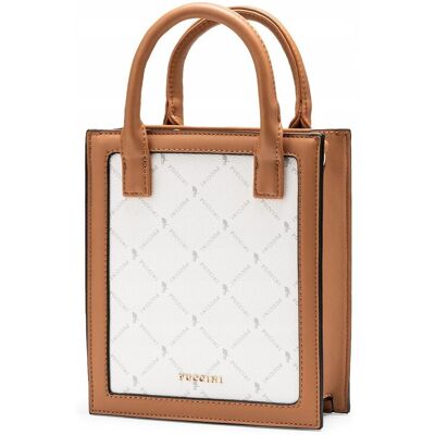 Mała Torebka Damska Listonoszka Crossbody Puccini Biała Blxp0050m-0 Mała Torebka Damska Listonoszka Crossbody Puccini Biała Blxp0050m-0