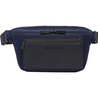 Marsupio In Pelle E Tessuto Uomo Piquadro Ca2174s136-Blu Blu Marsupio In Pelle E Tessuto Uomo Piquadro Ca2174s136-Blu Blu