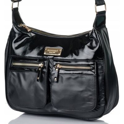 Monnari Torebka Kuferek Listonoszka Sportowy Black Monnari Torebka Kuferek Listonoszka Sportowy Black