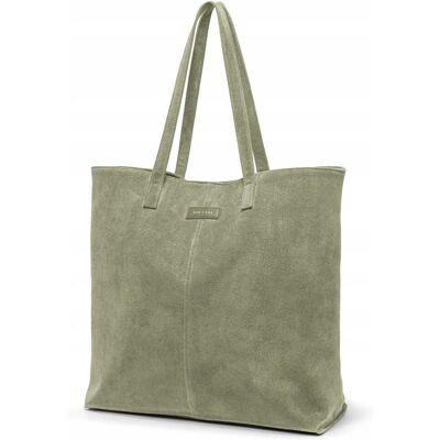 Puccini Torebka Damska Shopper Duża Ekologiczny Zamsz Zielona Bk2251034d-5a Puccini Torebka Damska Shopper Duża Ekologiczny Zamsz Zielona Bk2251034d-5a